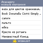 My Wishlist - anaxagory