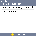 My Wishlist - anchelka