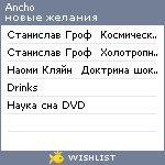 My Wishlist - ancho