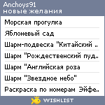 My Wishlist - anchoys91