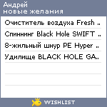 My Wishlist - andak33