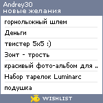 My Wishlist - andrey30