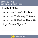 My Wishlist - andrey_nils