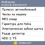 My Wishlist - andreyzae