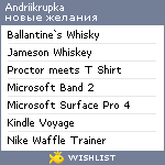 My Wishlist - andriikrupka