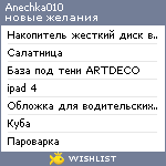 My Wishlist - anechka010