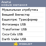 My Wishlist - aneitai_tai