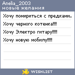 My Wishlist - anelia_2003