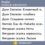 My Wishlist - aneliai