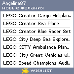 My Wishlist - angelina87