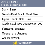 My Wishlist - angelspit