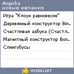 My Wishlist - angorka