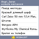 My Wishlist - angri_beren