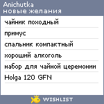 My Wishlist - anichutka