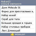 My Wishlist - aniken13