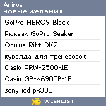 My Wishlist - aniros