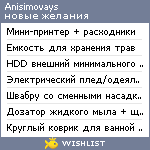 My Wishlist - anisimovays