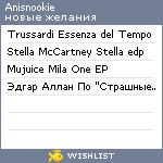 My Wishlist - anisnookie