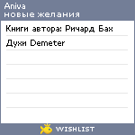 My Wishlist - aniva