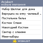 My Wishlist - anjabest