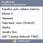 My Wishlist - anjelicious