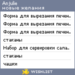 My Wishlist - anjulie