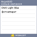 My Wishlist - anjutik00