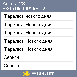 My Wishlist - ankost23