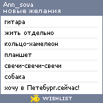 My Wishlist - ann_sova