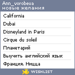 My Wishlist - ann_vorobeva