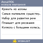 My Wishlist - anna1906