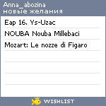 My Wishlist - anna_abozina