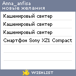 My Wishlist - anna_anfisa