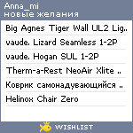 My Wishlist - anna_mi