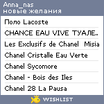 My Wishlist - anna_nas