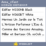 My Wishlist - anna_rifent