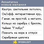 My Wishlist - annaatarova