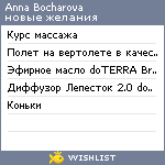 My Wishlist - annabocharova