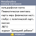 My Wishlist - annadavydova