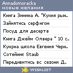 My Wishlist - annadomoracka