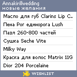 My Wishlist - annakirillwedding