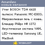 My Wishlist - annamilano