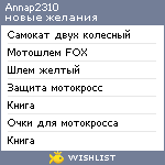 My Wishlist - annap2310