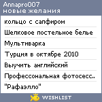 My Wishlist - annapro007