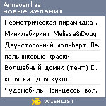 My Wishlist - annavanillaa