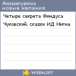 My Wishlist - annaveryanova