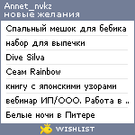 My Wishlist - annet_nvkz