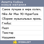 My Wishlist - annettakozlova