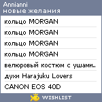 My Wishlist - annianni