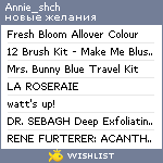 My Wishlist - annie_shch